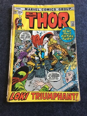 Thor #194 (Marvel 1971) Loki~Key Comic Low Grade , Repaired | eBay