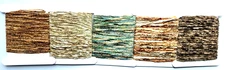 RAYON CHENILLE VARIEGATED - Micro Round Small - Fly Tying Material - 5 Yards NEW