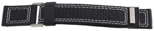 Jaeger Lecoultre Master Compressor Black Fabric Band Strap 23mm