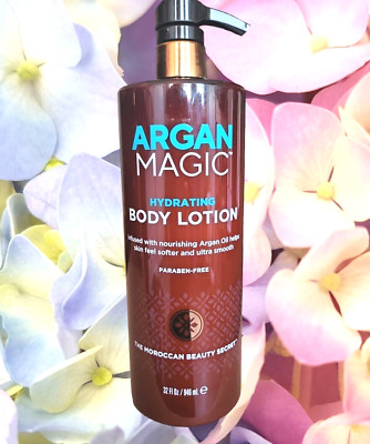 ARGAN MAGIC Hydrating Body Lotion PARABEN FREE With Antioxidants Shea JoJoba