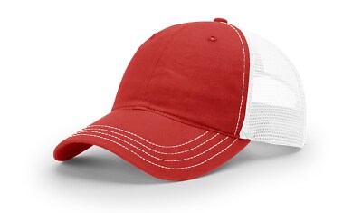Richardson 111 Garment Washed Trucker Blank Baseball Cap OSFA Hat