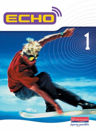 Echo 1 Pupil Book (Echo for Key Stage 3 German) By Dr Steve Williams, Jeannie M
