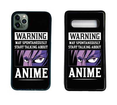Anime Handyhülle passend für iPhone oder Samsung schwarz japanisch Cartoon Fan Manga