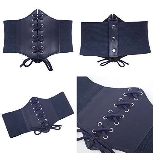 GRACE KARIN Cinturón con cordones Cincha Corsé Cintura Elástica Cinturón 3 Piezas Top Foto 2 de 4