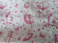 Polycotton Stoff Material Poly Cotton - Popeline - Basteln - Nähen - Tinkerbell