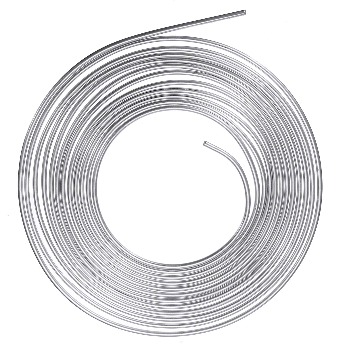 25ft Roll 5/16" Universal Silver Zinc Brake Fuel Line Tubing Kit Pipe