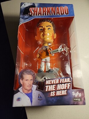 SHARKNADO VINYL FIGURE THE HOFF VS SHARK DAVID HASSELHOFF SYFY BOBBLEHEAD