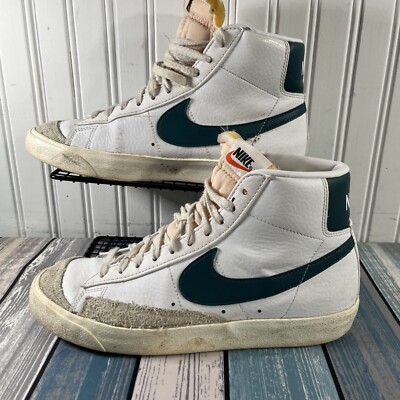 Nike Blazer 77 Mid Vintage White Dark Teal Green Men's Size No
