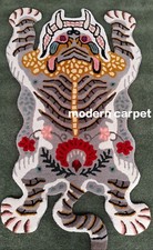 Tibetan Tiger Rugs 3x5 Feet Handmade 100 Woolen Hand Tufted For Home Decoration