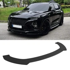 Black Front Bumper Lip Spoiler Splitter Body Kit For Hyundai Santa Fe Veloster