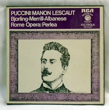 Puccini - Manon Lescaut 2 x LP Box Set RCA VIC 6027