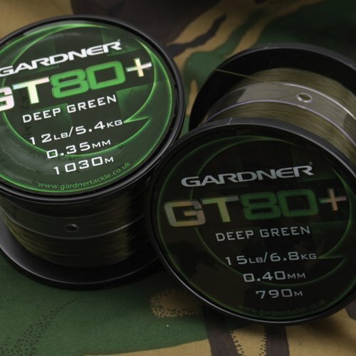 Gardner Tackle GT80+ Plus Mainline *Green or Clear* NEW Carp Fishing