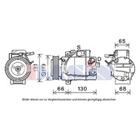 Kompressor Klimaanlage Klimakompressor Passend FüR Hyundai Grand Santa Fé DM