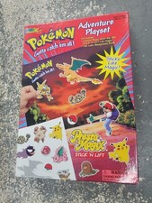 RoseArt Pokemon Adventure Playset Presto Magix Stick 'N Lift Sealed