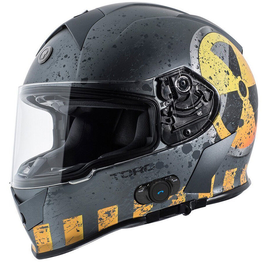 motorcycle helmet with built in speakers