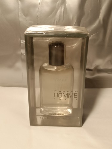 CARVEN HOMME PARIS cologne 1.6 oz (50 ml) Eau De Toilette spray.SEALED.100% REAL