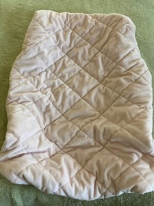 light pink changing pad cover