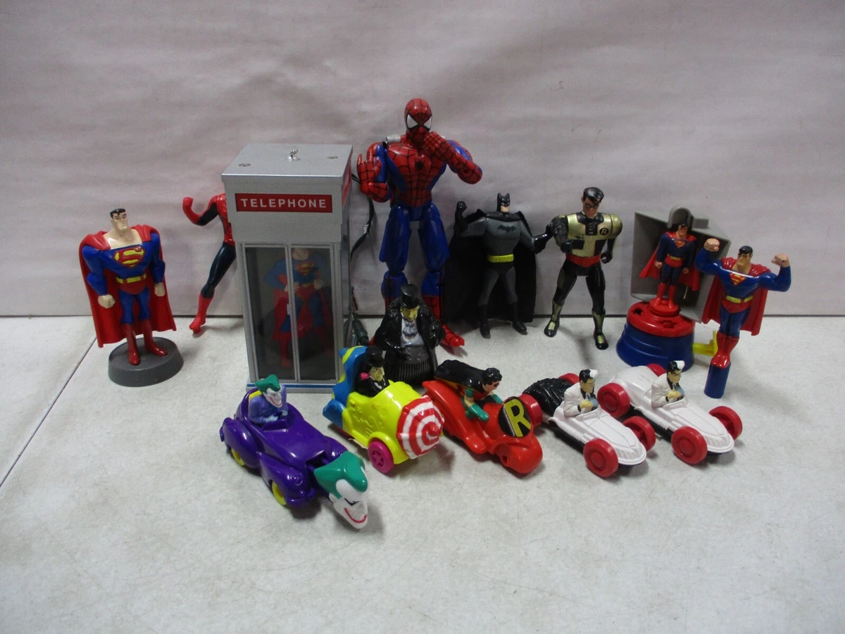 14 Marvel and DC Action Figure Toys with Superman and Spiderman eBay