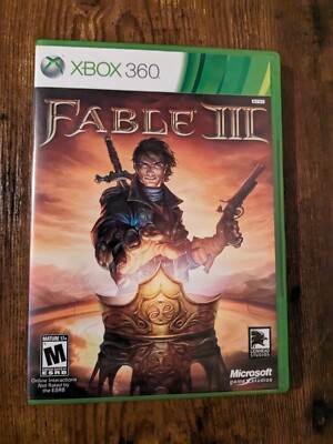 Fable 3 III (Microsoft Xbox 360, 2010) Includes Game, Case and Booklet Insert