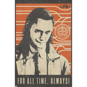 Loki For All Time Always Poster 22x34 Mcu Marvel Disney Tom Hiddleston Thor Ebay