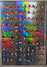 2008 TriStar Projections (b)ORANGE Foil Base UNCUT Sheet CLAYTON KERSHAW Rookies