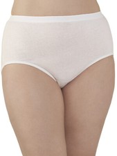 Fruit Of The Loom Womens Plus Size Fit For Me 3 Pack Brief 3dbrwhp