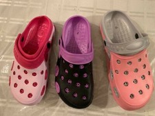 NEW ladies sturdy beach shower clogs slip-on pool sandals