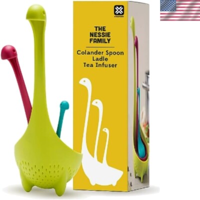 Pack of 3 Soup Ladle - Set of 3 kitchen Accessories comprises of Tea Infuser