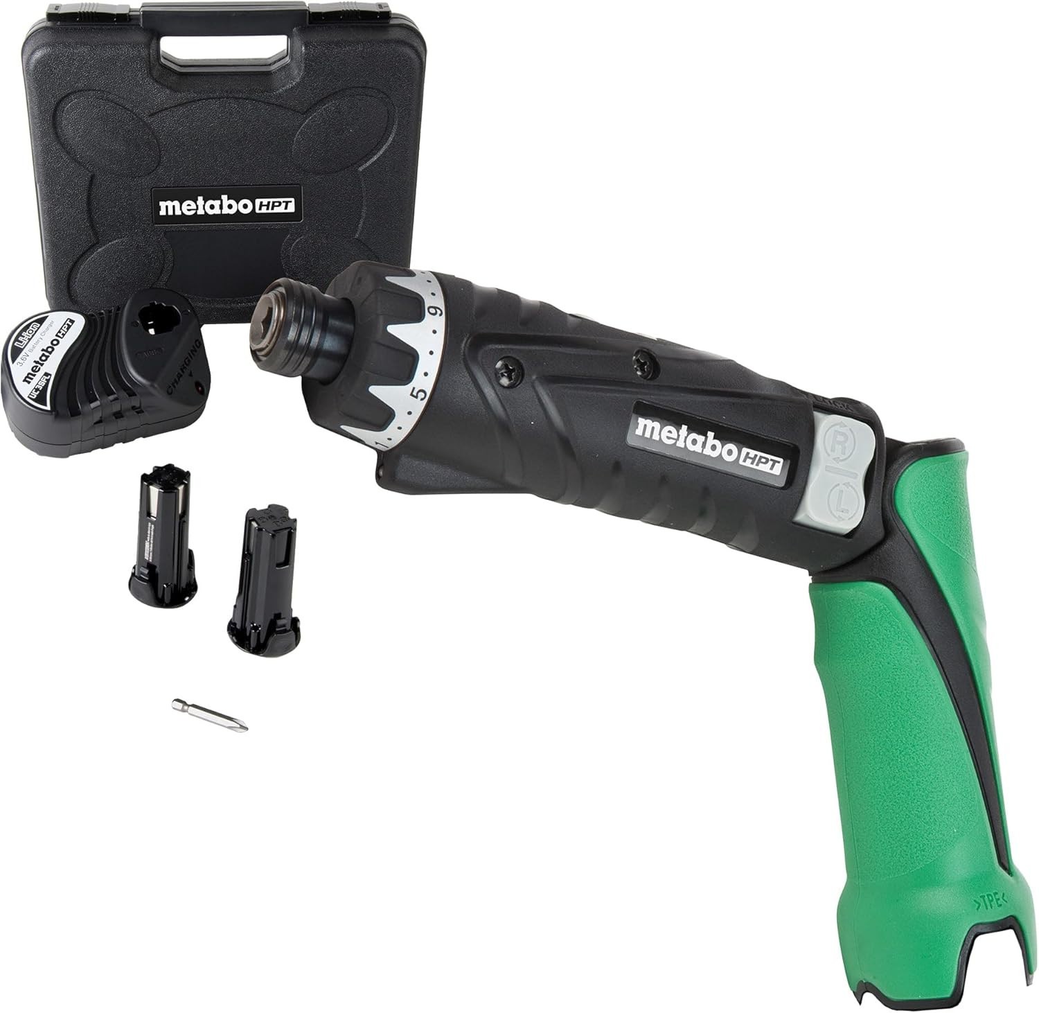 Metabo HPT DB3DL2 3.6V Cordless Screwdriver Kit 2 Batteries 