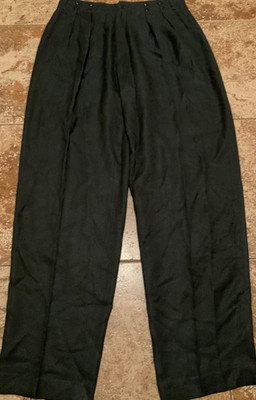 VINTAGE 90 S INTERNATIONAL INDEX PLEATED CUFFED LOOSE FIT PANTS ( 34 X 34 )
