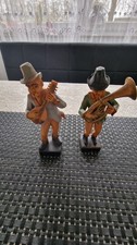 2 kleine figuren aus Kunststoff, Musiker