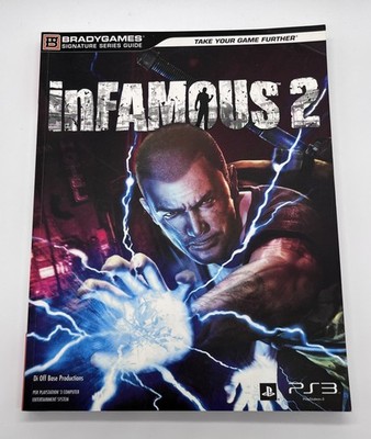 inFAMOUS 2 BradyGames Strategy Guide Offiziell PS3 Italienisch Multiplayer