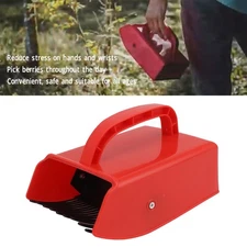 Blueberry Picker Scoop Berry Rake Hand Garden Farm Tool with Metallic Comb