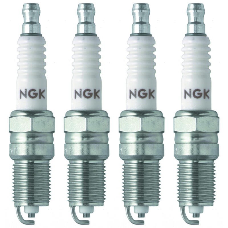 NGK Spark Plug 7891 4-PACK V-Power R5724-9 14mm Copper/Nickel, Tapered, 9