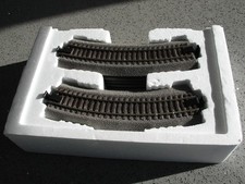 HO Rocoline - TWELVE ballasted curved track pieces 42522 R2 30 - NEW
