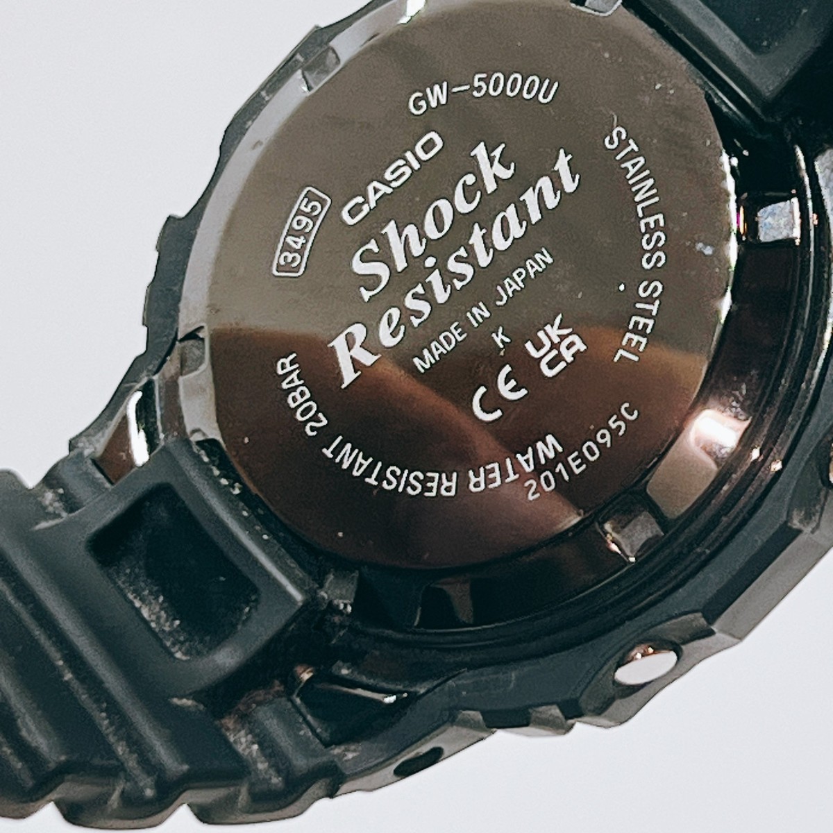 G-SHOCK GW-5000U-1JF ブラック Casio G-Shock GW-5000 Series GW-5000U-1JF Men's 20 Bar Water