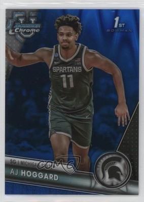 2023-24 Bowman U Chrome Blue RayWave Refractor /199 AJ Hoggard #5 0c2