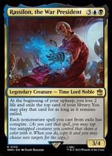 Rassilon, the War President 0150 Non Foil Rare Doctor Who Commander MTG NM