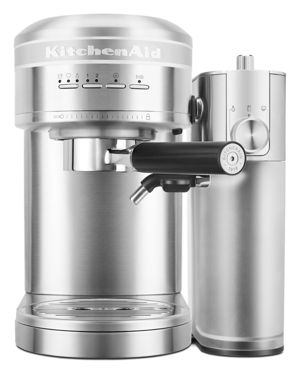 KitchenAid Metal SemiAutomatic Espresso Machine with Free Automatic Milk KES6504