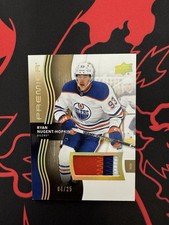 Upper Deck 2023-24 Premier Patch Ryan Nugent-Hopkins Edmonton Oilers 04/25