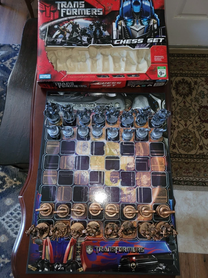 Juego de ajedrez Transformers 2007 Parker Brothers Hasbro Foto 3 de 4