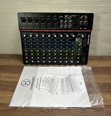 Harbinger LV14 Analog Mixer With Bluetooth FX & USB Audio