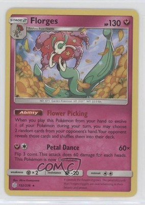 Florges Holo Pokémon Sun & Moon Cosmic Eclipse #152