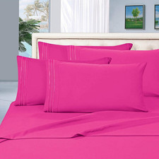 Celine Linen Wrinkle And Fade Resistant 1800 Premier Luxurious 4-Piece Bed