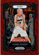 2024 Panini Prizm Monopoly WNBA #12 Lauren Jackson Orange Prizms #/124