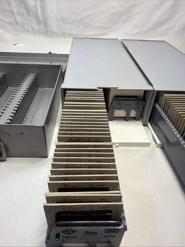 Lg Lot Of  Photo Slides 1960 - 1970s Amateur PEOPLE PICS All 35mm Slide - Image 3 of 4