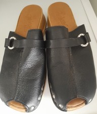 Rieker Schlappen Sandalen Gr 39 Schwarz 