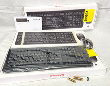Cherry DW 3000 Wireless Desktop Keyboard w/Mouse USB - Lot of 3 - NEW