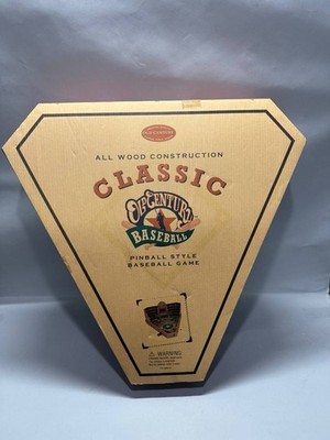 NEW Baseball Wood Pinball- Old Century BASEBALL Wood Pinball Style Coffee Table