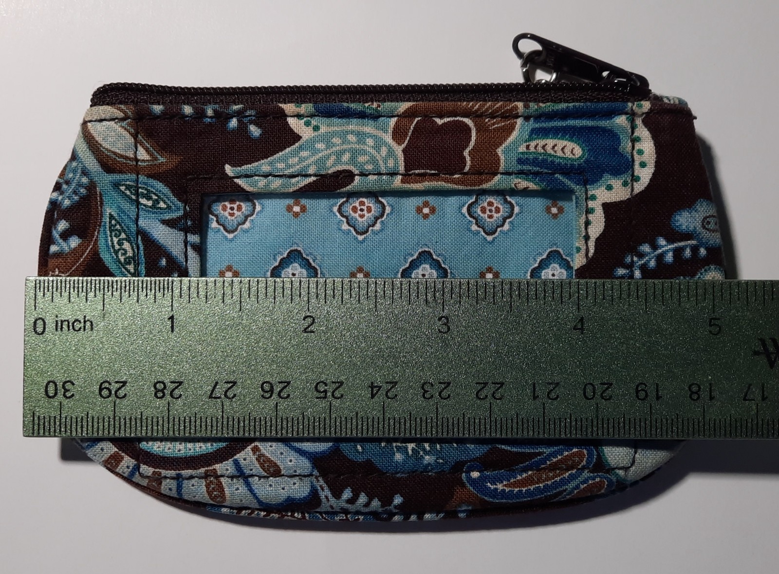 Vera Bradley Java Blue Women’s large Zip Wallet &… - image 9
